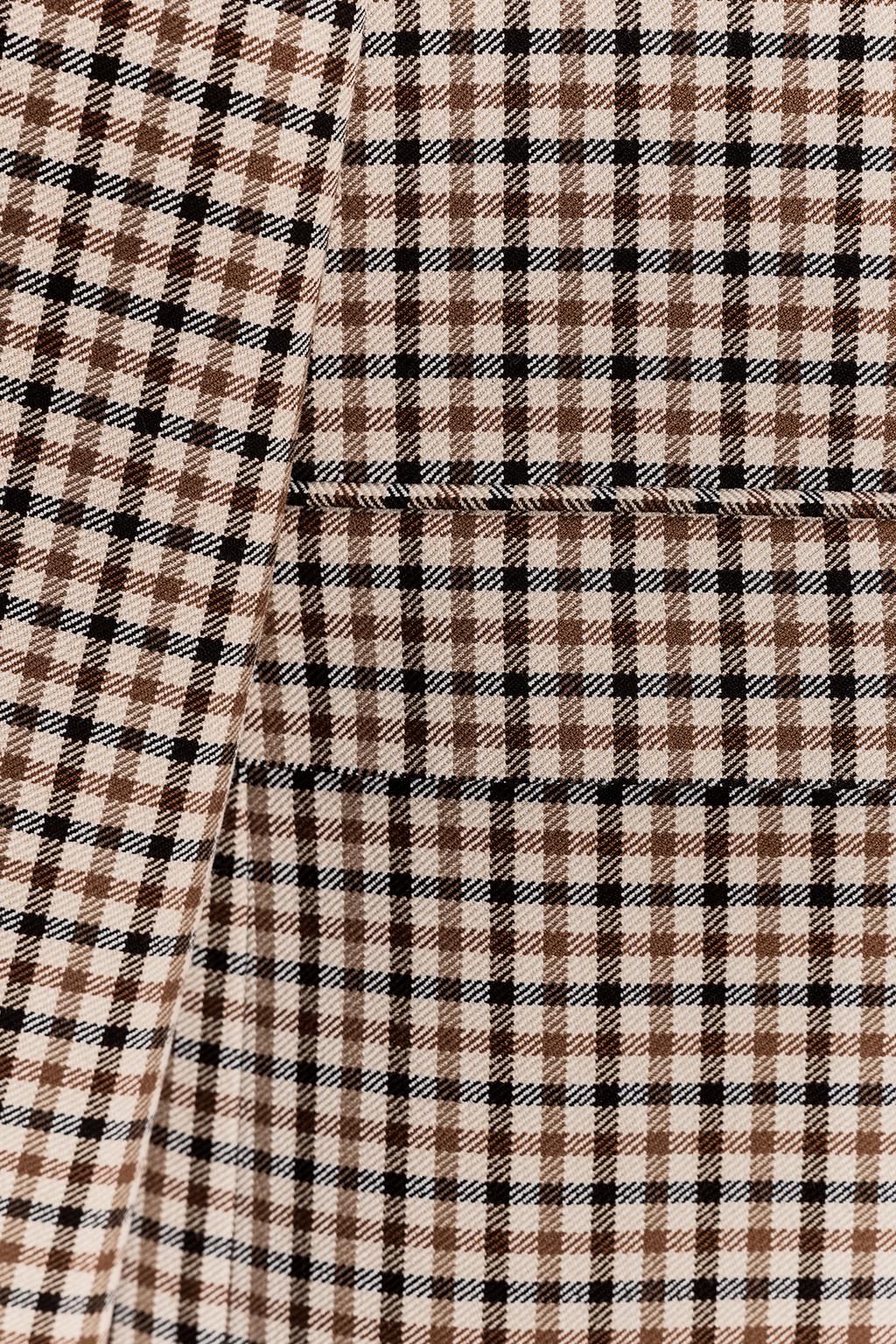 ПИДЖАК ПРЯМОГО КРОЯ В КЛЕТКУ — ZW COLLECTION
