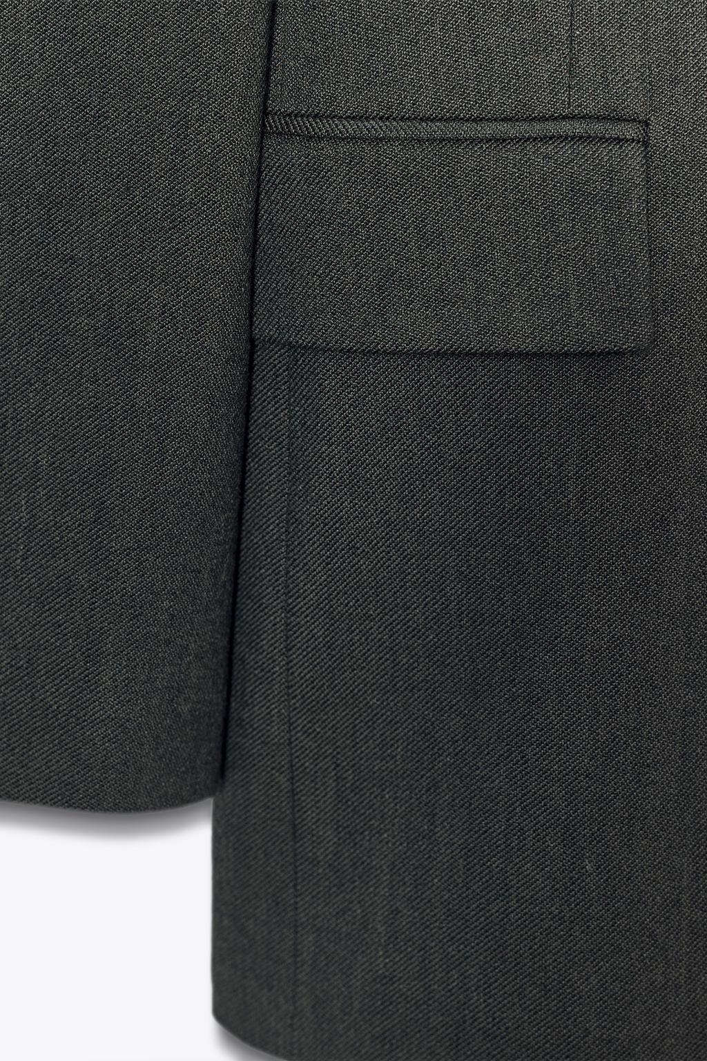 Zara overside блейзер с шерстью коллекция zara «zw» - Цвет зеленый