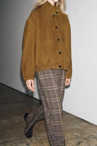 Укороченные брюки в клетку — ZW COLLECTION- Заказать в России