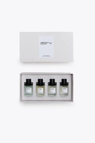 TINTED LEATHER | 0110/880/999 - Zara Набор VIBRANT CITIES AND EMOTIONS DISCOVERY SET EDP, 4X7,5 мл (0,25 FL. OZ).