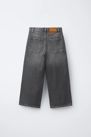 Купить Zara Джинсы WIDE LEG со строчкой