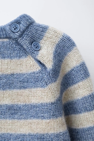 Джемпер из шерсти и кашемира в полоску- Заказать в России