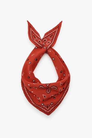 Бандана трикотажная с принтом- Заказать в России