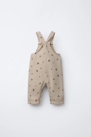 Купить Zara Комбинезон из твила с цветочным принтом