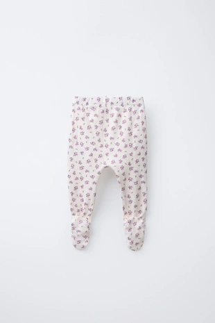 Купить Zara Легинсы с цветочным принтом