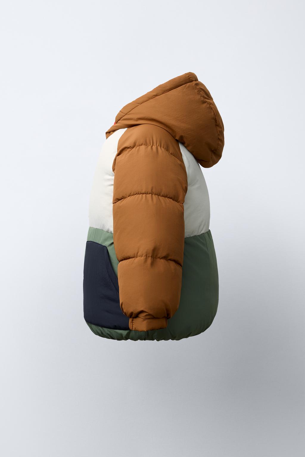 СТЕГАНАЯ КУРТКА COLOR BLOCK WATER REPELLENT