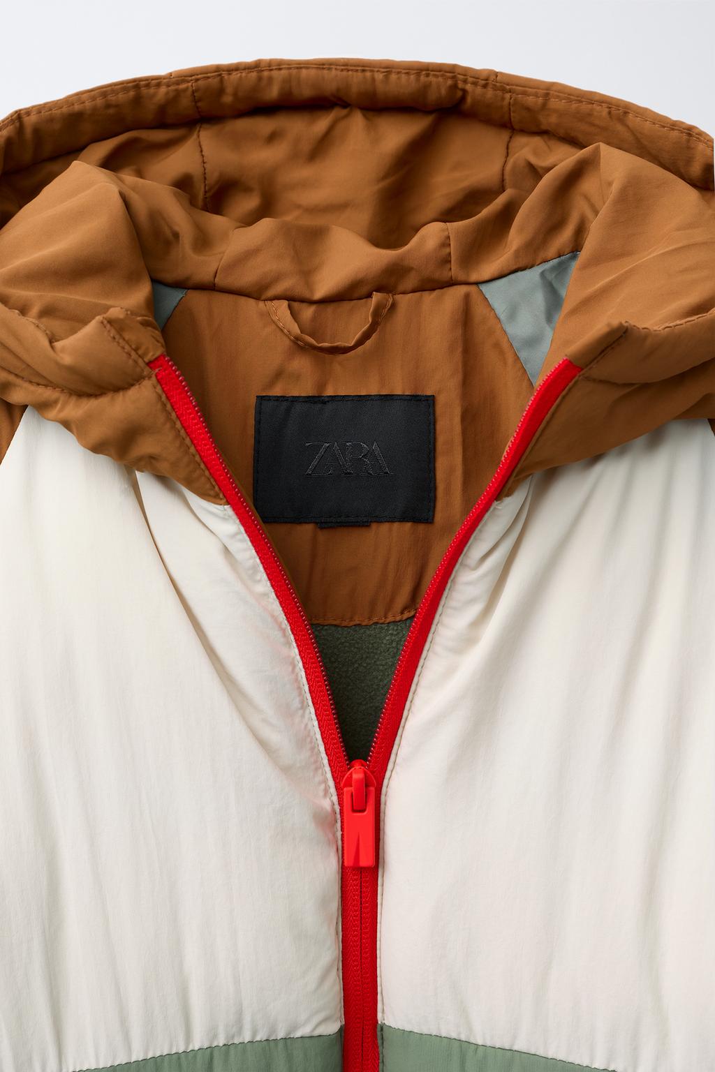 СТЕГАНАЯ КУРТКА COLOR BLOCK WATER REPELLENT