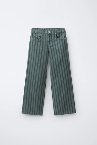 Джинсы с широкими полосками- Заказать в России