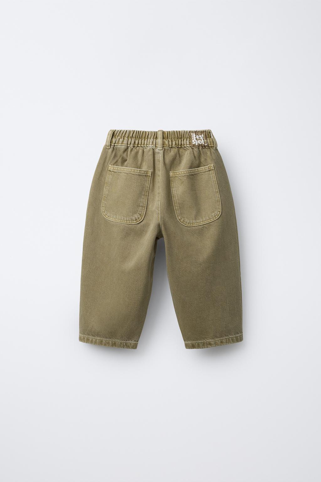 БРЮКИ BAGGY ИЗ ТВИЛА