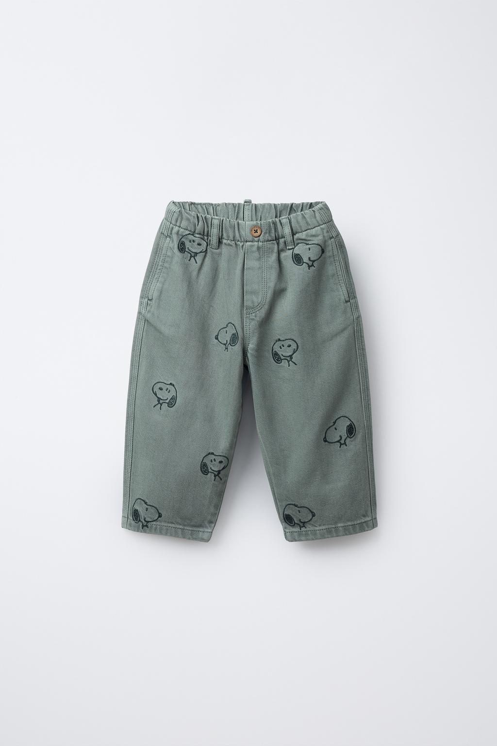 БРЮКИ ИЗ САРЖИ BAGGY SNOOPY PEANUTS™