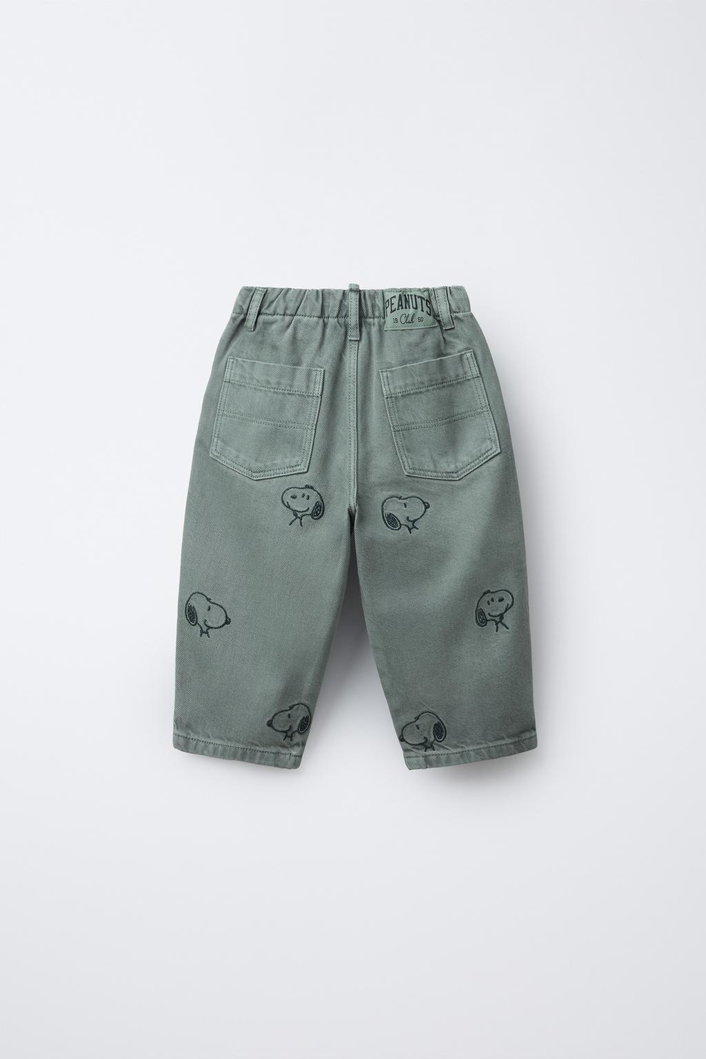 БРЮКИ ИЗ САРЖИ BAGGY SNOOPY PEANUTS™