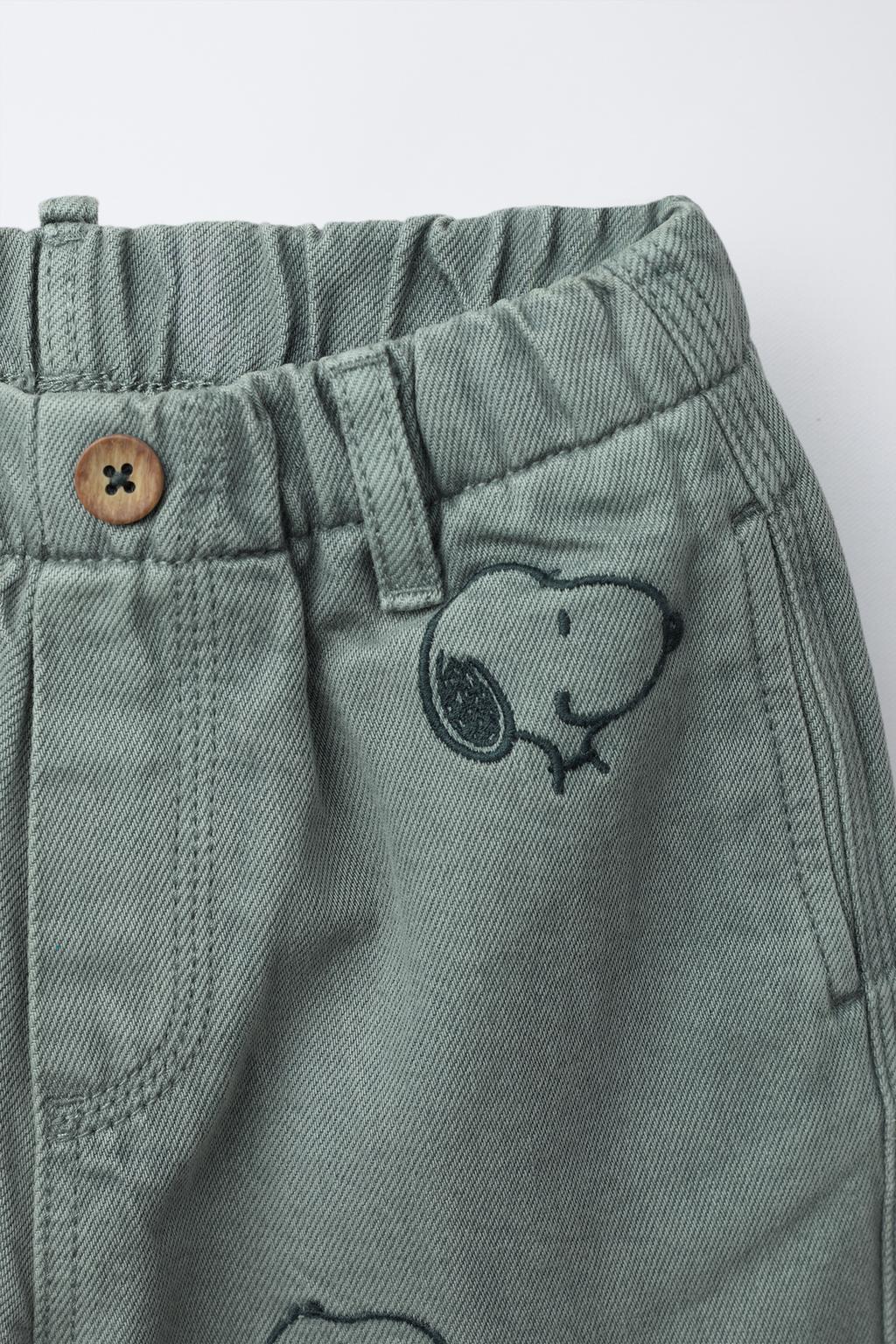 БРЮКИ ИЗ САРЖИ BAGGY SNOOPY PEANUTS™