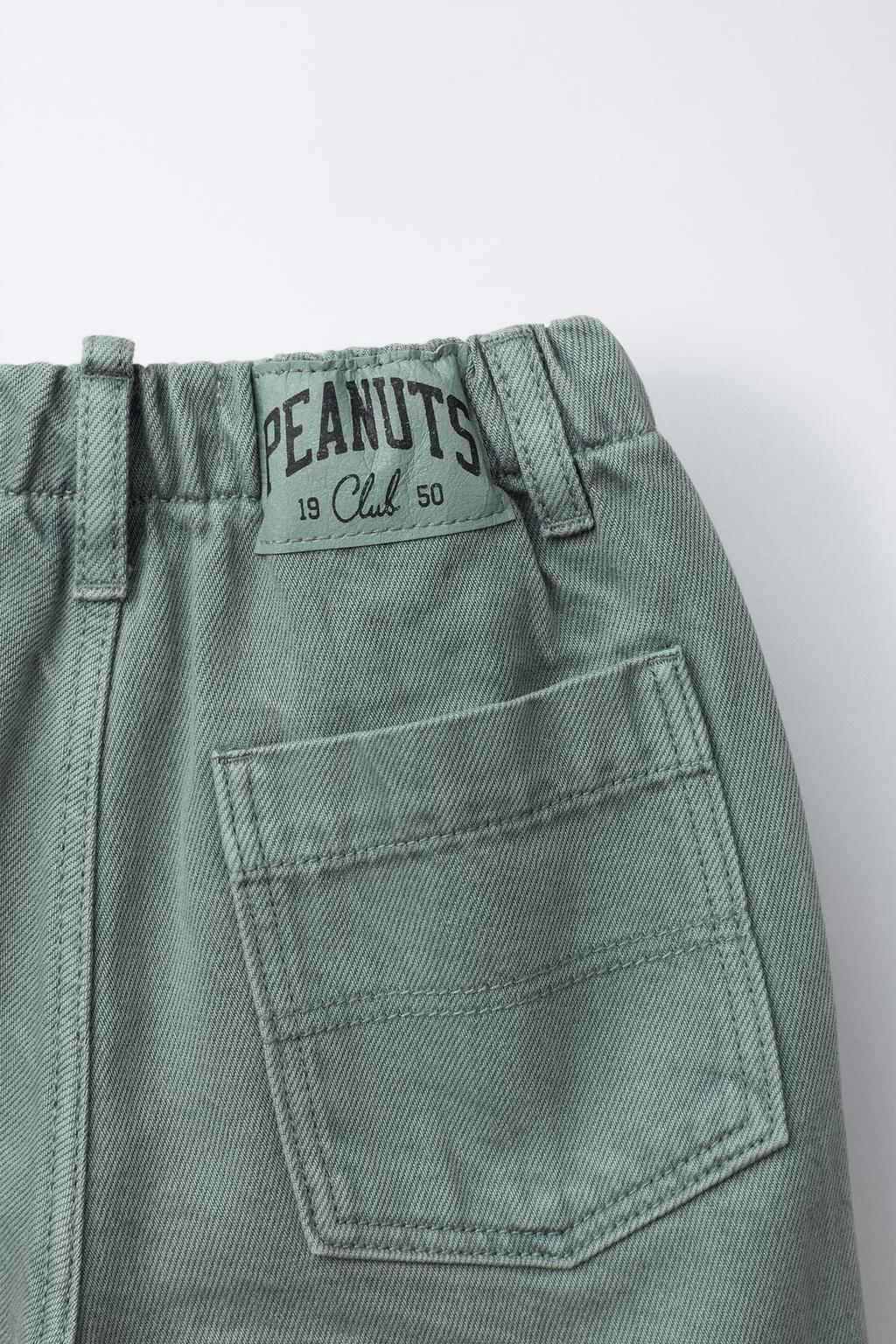 БРЮКИ ИЗ САРЖИ BAGGY SNOOPY PEANUTS™