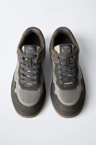 Комбинированные кеды- Заказать в России