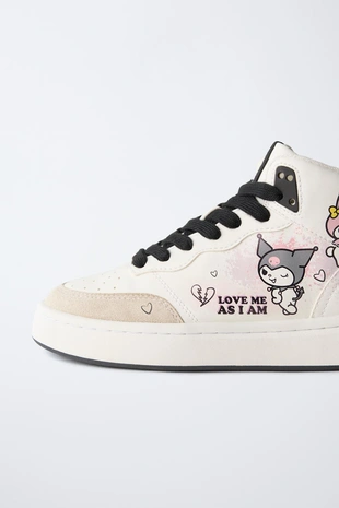 Кроссовки KUROMI © SANRIO BASKET от ZARA- Заказать в России