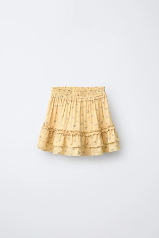 Юбка-шорты с принтом черники- Заказать в России