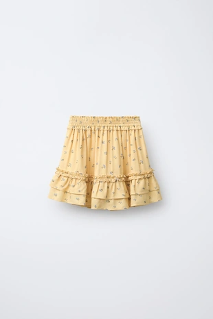 Юбка-шорты с принтом черники- Заказать в России