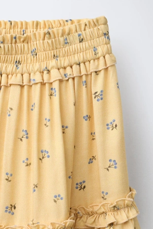 Юбка-шорты с принтом черники- Заказать в России