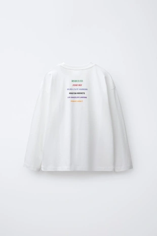 Купить Zara Лонгслив EQUIPO NBA