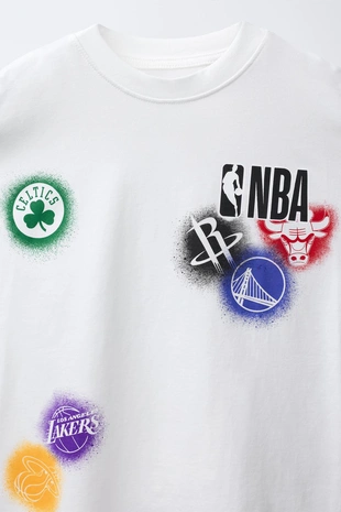 White | 1716/740/250 - Zara Лонгслив EQUIPO NBA