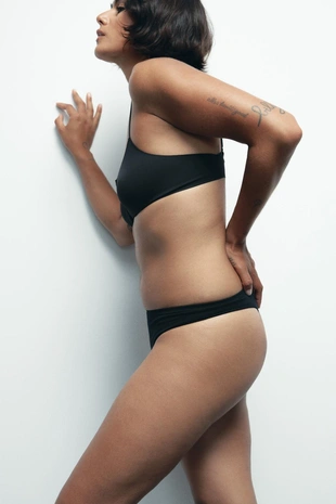 Black | 1355/610/800 - Zara Бюстгальтер моделирующий из смесового полиамида