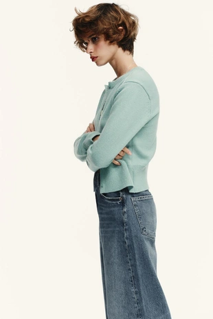 Приталенный кардиган- Заказать в России