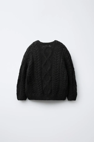 Джемпер крупной вязки- Заказать в России