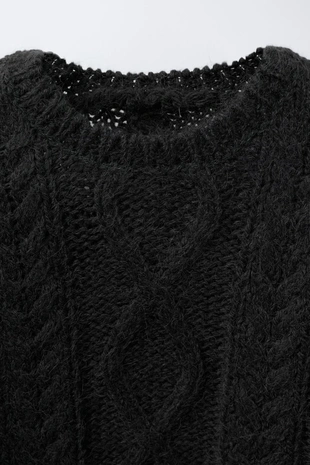 Джемпер крупной вязки- Заказать в России