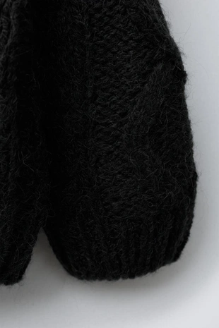 Джемпер крупной вязки- Заказать в России