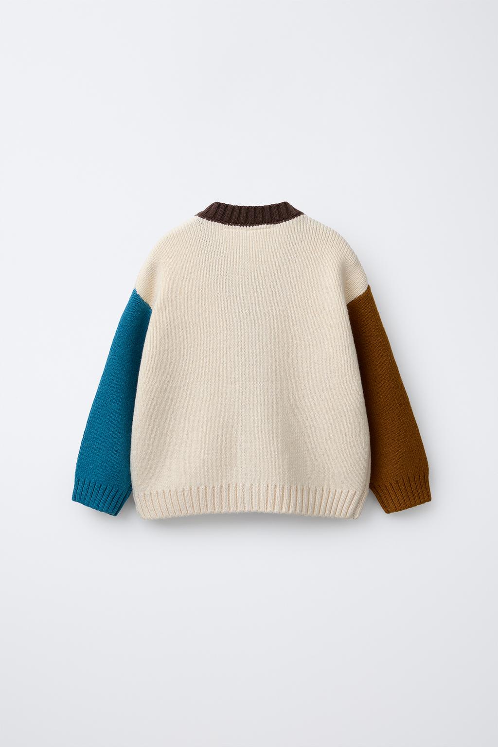 ВЯЗАНЫЙ КАРДИГАН В СТИЛЕ COLOR BLOCK