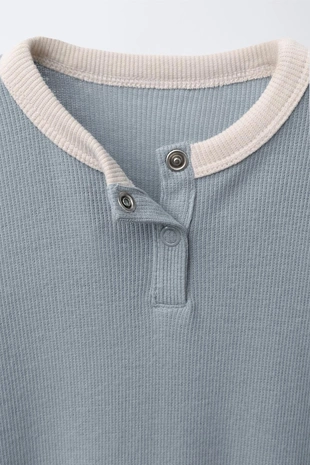 Набор из двух цельных пижам в рубчик- Заказать в России