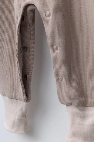 Набор из двух цельных пижам в рубчик- Заказать в России