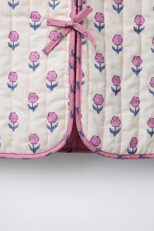 Жилет с принтом и панелями- Заказать в России