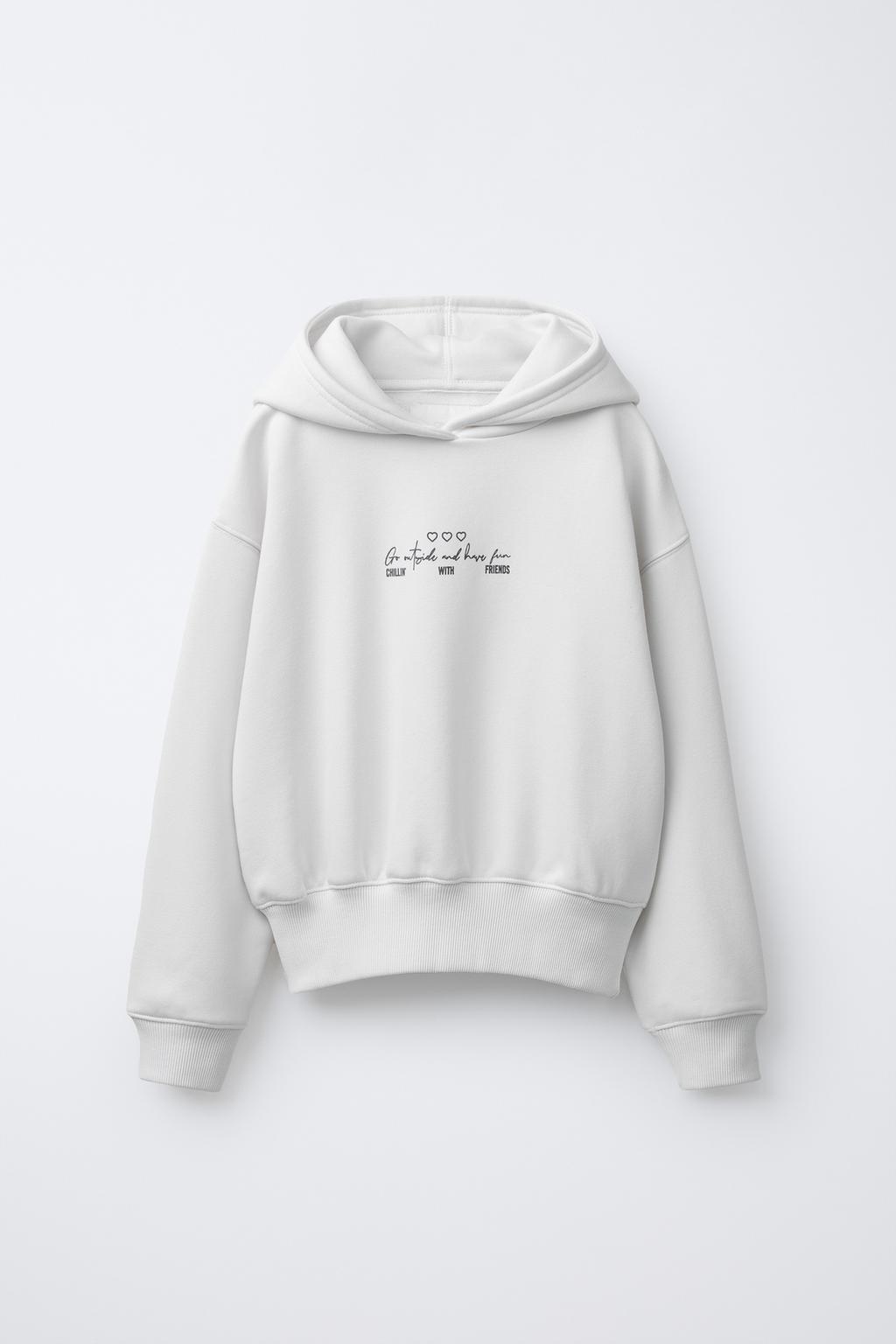 ХУДИ JOGGING С НАДПИСЬЮ И КАПЮШОНОМ