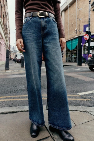 Джинсы Z1975 WIDE-LEG LOOSE с широкими штанинами- Заказать в России