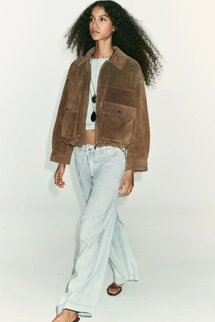 Джинсы Z1975 WIDE LEG со шнурками- Заказать в России