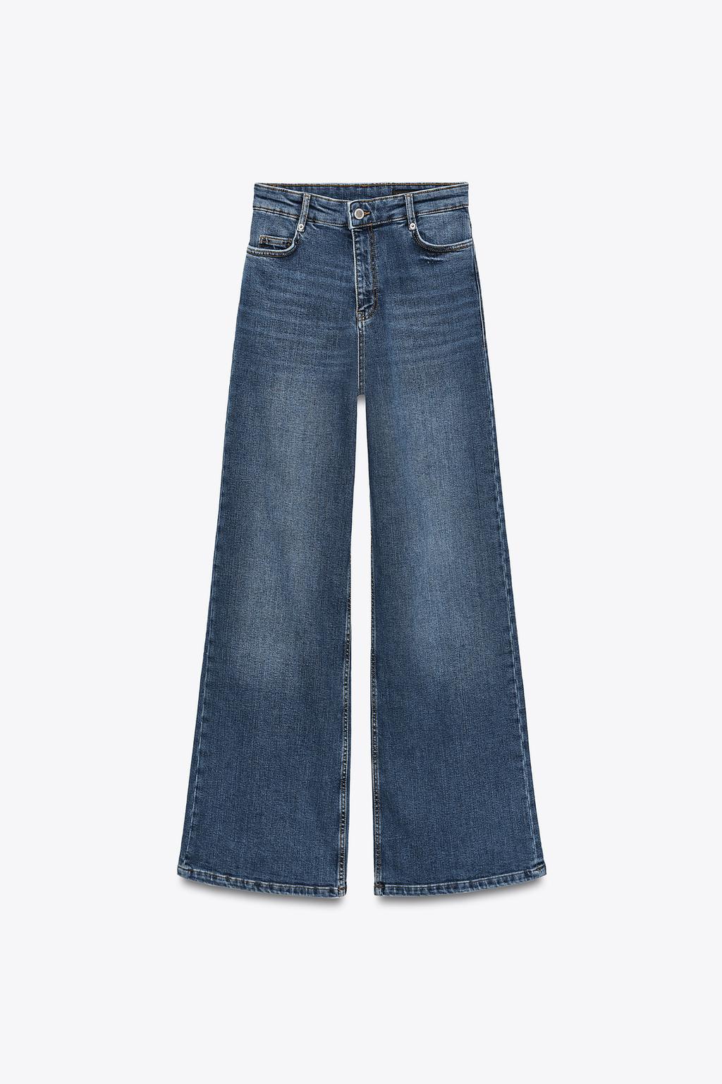 ДЖИНСЫ WIDE LEG С ВЫСОКОЙ ПОСАДКОЙ — ZW COLLECTION