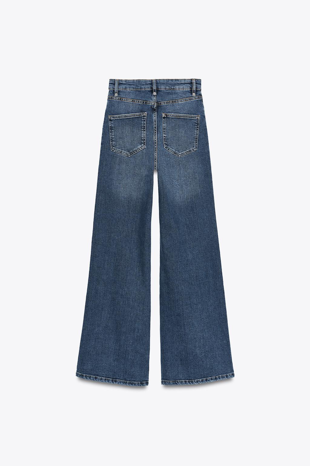 ДЖИНСЫ WIDE LEG С ВЫСОКОЙ ПОСАДКОЙ — ZW COLLECTION