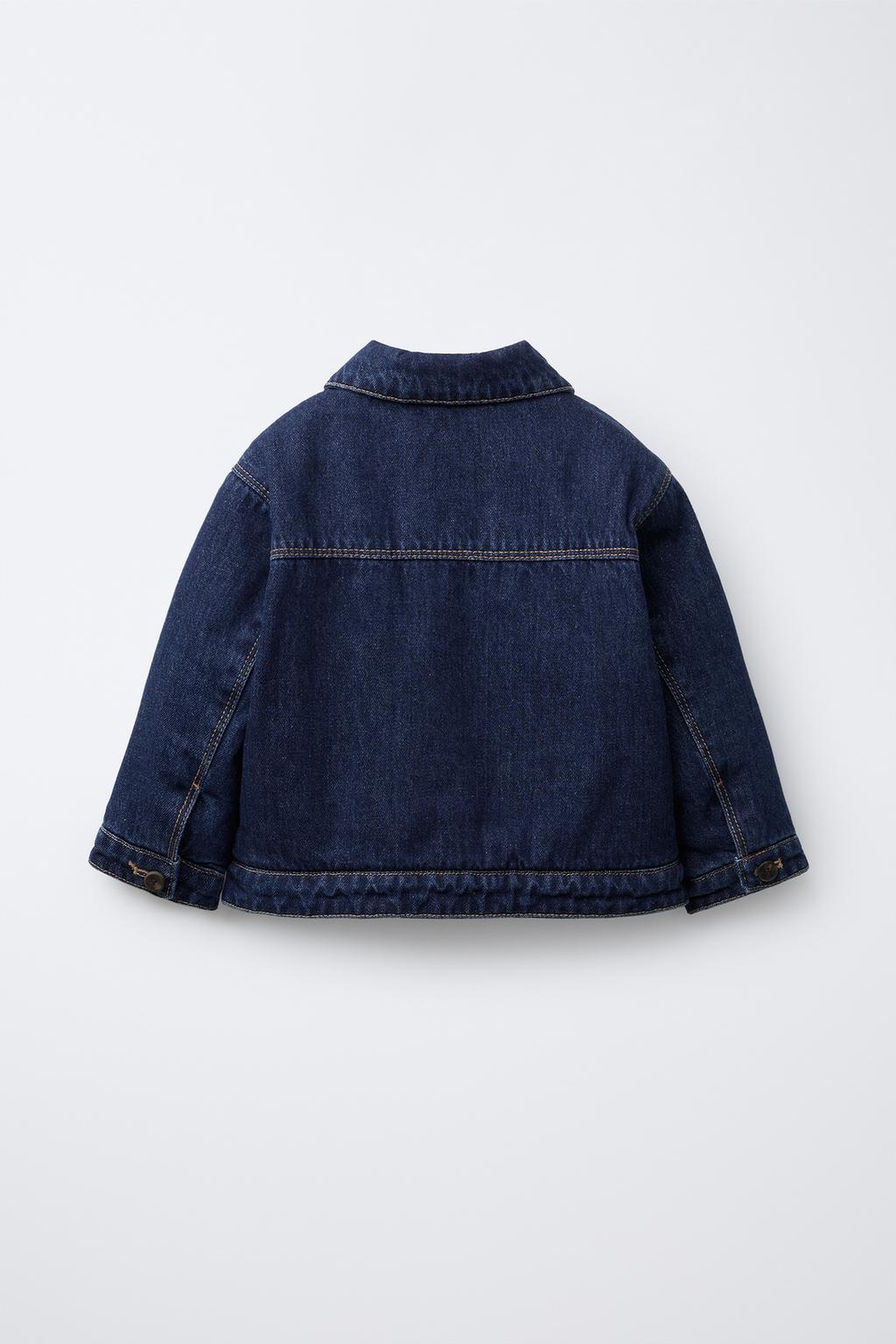 Джинсовая куртка с меховым подкладом и вышитыми цветами