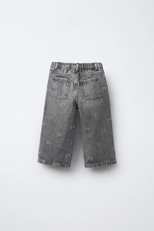 Купить Zara Джинсы-кюлоты с вышивкой