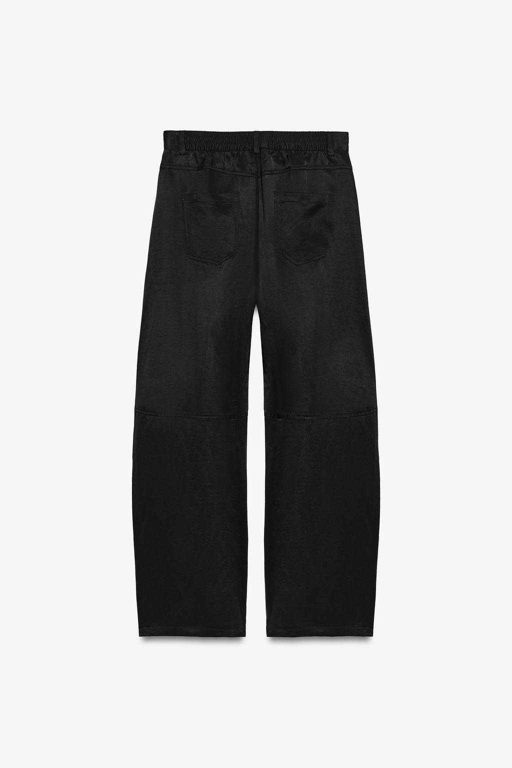 БРЮКИ ИЗ СТРУЯЩЕЙСЯ ТКАНИ — ZW COLLECTION