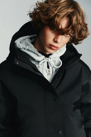 Водонепроницаемая ветрозащитная куртка с капюшоном- Заказать в России