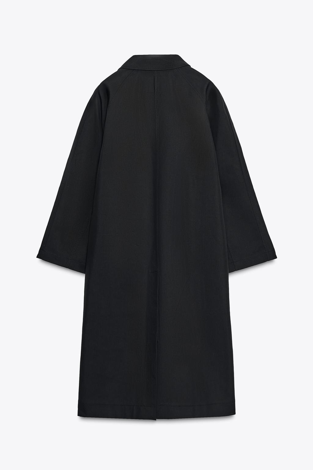 ZW COLLECTION LONG BUTTON-UP TRENCH COAT