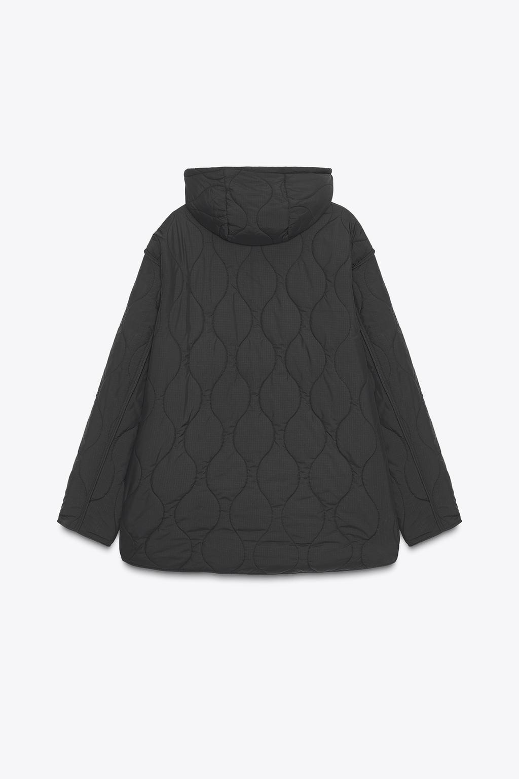 СТЕГАНАЯ КУРТКА С КАПЮШОНОМ WATER REPELLENT
