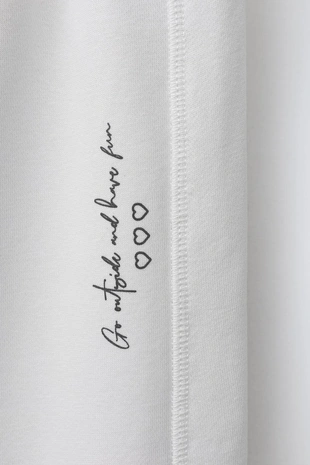 Брюки WIDE LEG с надписью