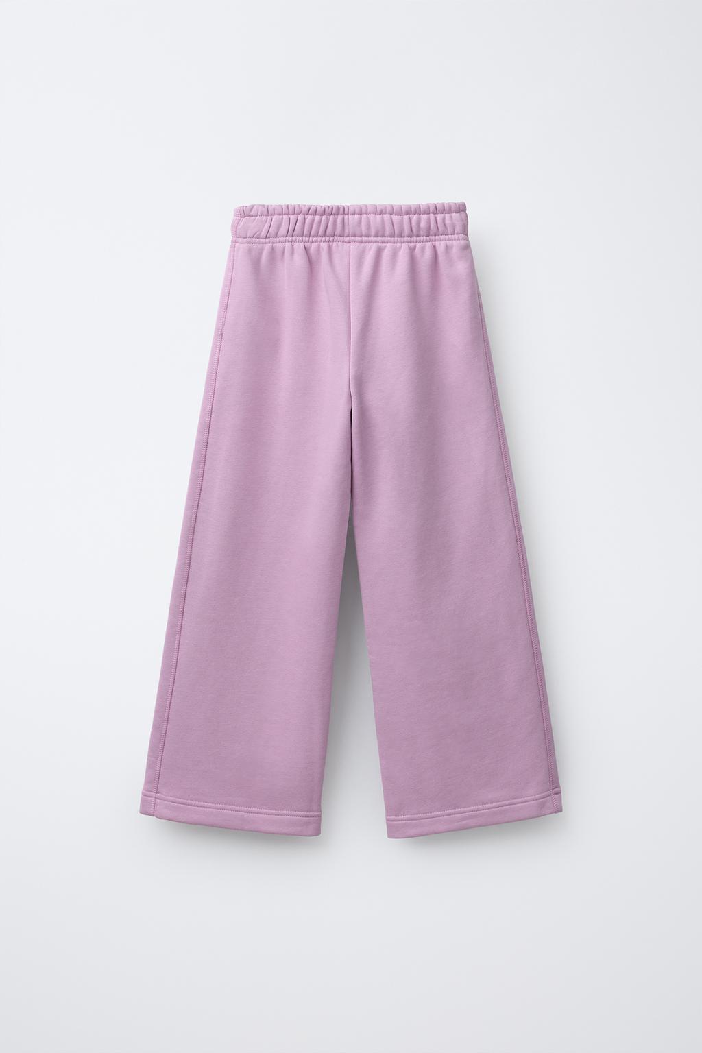 БРЮКИ WIDE LEG С НАДПИСЬЮ