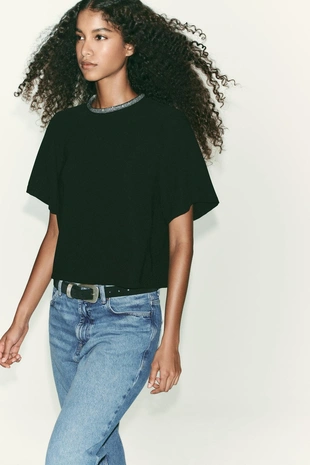 Топ с блестками- Заказать в России