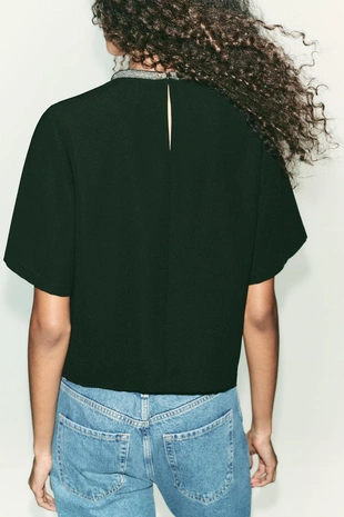 Топ с блестками- Заказать в России