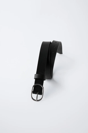 Кожаный ремень с пряжкой- Заказать в России