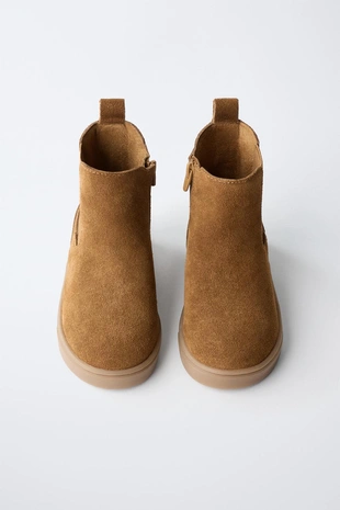 Кожаные ботинки- Заказать в России